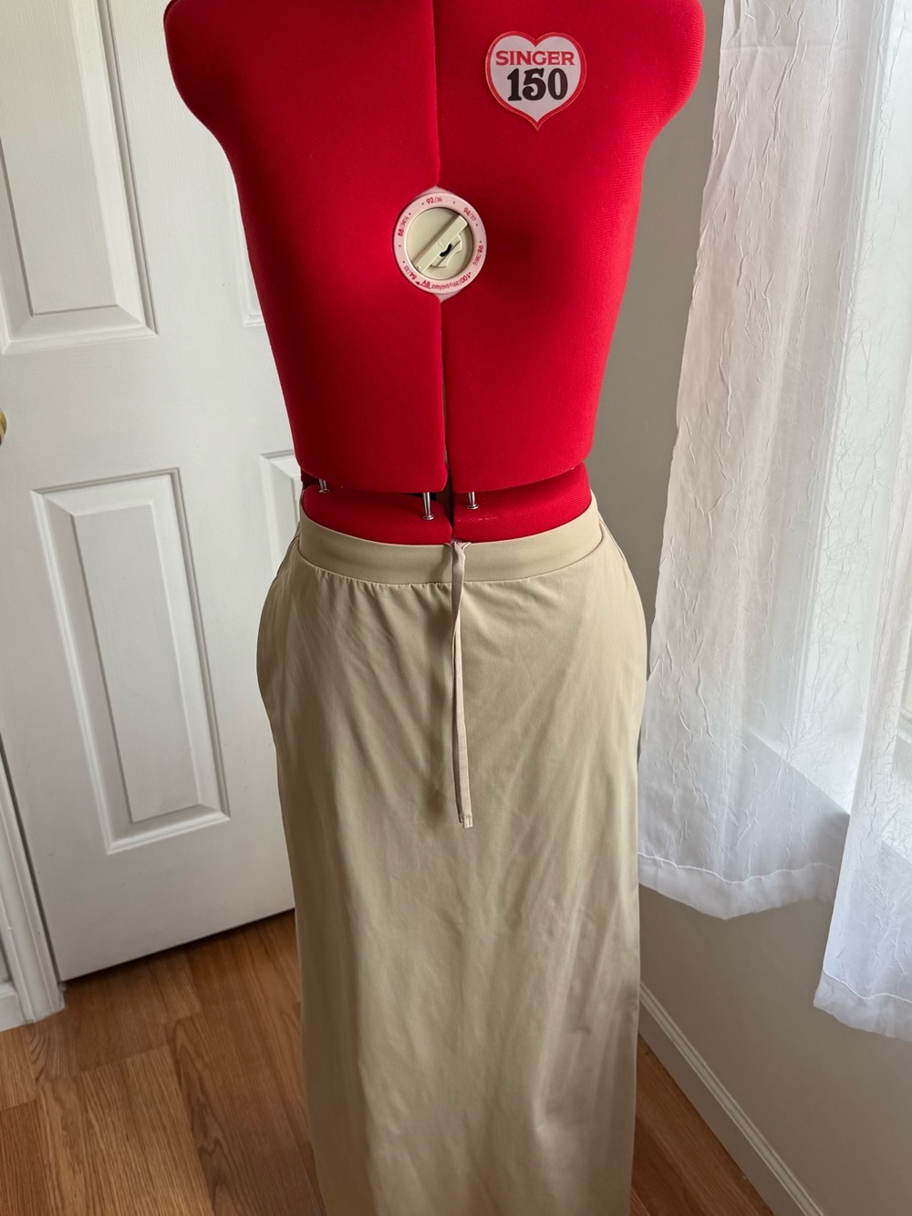Uniqlo Ultra Stretch AIRism Long Beige Maxi